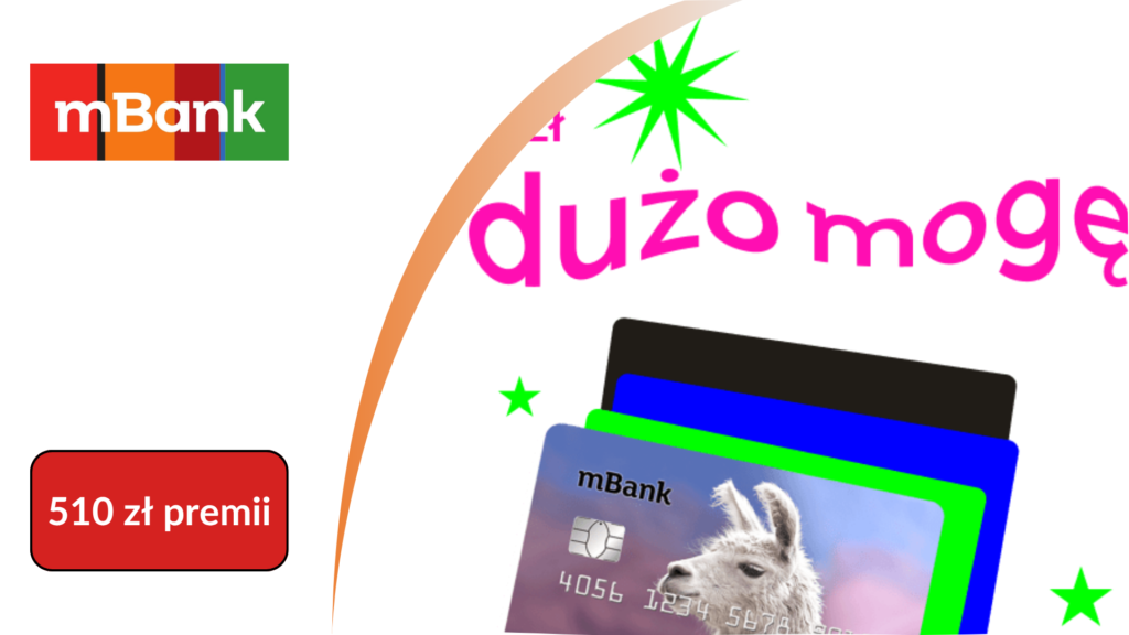 mBank: do 500 zł (18–24) + do 220 zł (13–17) – dwie promocje eKonta możliwości