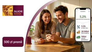 Alior Konto Oszczędnościowe na Start – 6. edycja + premia „Młodzi zyskują” do 500 zł (2026)